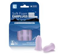Ear Plugs for Sleep | Patented 5-Layer Sound-Absorbing Structure + 36dB Super Sound-Isolating Particles, 35s Slow Rebound Zero Pressure, Side-Sleep Secure, Flexible Fit, Portable Case