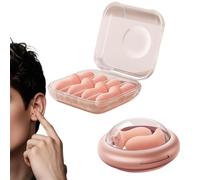 Ear Plugs for Sleep - Polyurethane 5-Pack | Noise Cancelling Hearing Protection | Comfortable Unobtrusive Foam Buds with Tank | Silent Sound Blocking Set for Snoring Travel Studying and Night Use
