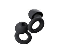 Ear Plugs for Sleep, Silicone Earplugs for Sleeping 28dB Noise Cancelling, Soft and Reusable Hearing Protection for Snoring, Flights, Concerts, Noise Sensitivity - XS/S/M/L (Black)