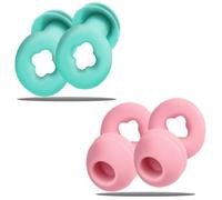 Ear Plugs for Sleeping, 2 Pairs Ear Plugs for Sleeping, Noise Cancelling, 35dB Silicone Earplugs, Noise Reduction, Earplugs for Sleeping, Concerts & Swimming