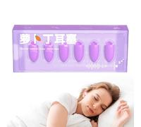 Ear Plugs for Sleeping | 6 Pairs Soft Reusable Hearing Protection, Carrot Shape Reusable Hearing Protection Sound Blocking Waterproof for Swimming