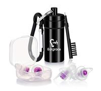 Ear Plugs for Sleeping, Eargrace 2 Pairs Silicone Reusable Noise Canceling Earplugs [Ultra Soft and Perfect for Women Small Ear Canal], 31dB Hearing Protection Earplugs for Sleeping, Snoring and More