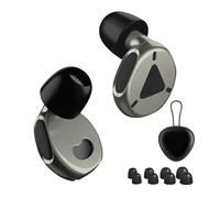 Ear Plugs for Sleeping, Noise Cancelling, Adjustable Passive Earplugs for Concerts & Festivals, Live Events, Sports, DJs & Nightlife - 35dB Noise Reduction (Dark Gold, XS/S/M/L)