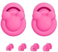 Ear Plugs for Sleeping Noise Reduction, Noise Cancelling, Hearing Protection Ear Plugs for Sleep, snoring, Study, Super Soft with 8 Ear Tips in XS/S/M/L (Bright Pink, One Size)