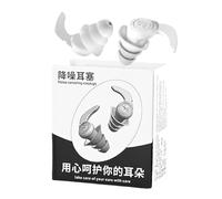 Ear Plugs for Sleeping - Silicone, 42.1dB Reduction, Noise Cancelling Earplugs, Sound-Insulating Swimming Earplugs | Safe Noise-Canceling Ear Protection for Home, Outdoor and Travel