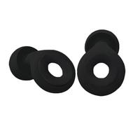 Ear Plugs for Sleeping, Silicone Reusable Noise Reduction Earplugs, Loops Ear Plugs, Soft Comfortable Earplugs for Sleep, Travel, Flights, 1 Pair, Black