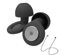 Ear Plugs,Noise Cancelling EarPlug,Reusable Silicone Ear Plug, 4 Sizes XS/S/M/L,Earplugs Anti-Lost Lanyard and Carrying Case,for Noise Reduction,Sleep, Travel, Concerts, Work, Deep Focus