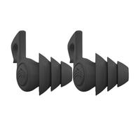 Ear Plugs Noise Cancelling - Triple Layer Sound Reducers, Flexible Silicone Inserts, Gentle Pressure Design, Reusable Quiet Control Tool For Concentration, Rest Library Work & Calm Environments