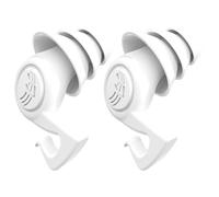 Ear Plugs Noise Cancelling - Triple Layer Sound Reducers, Flexible Silicone Inserts, Gentle Pressure Design, Reusable Quiet Control Tool For Concentration, Rest Library Work & Calm Environments