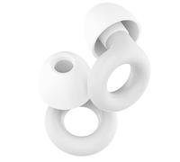 Ear Plugs, Reusable & Washable Noise-Reducing Earplugs, Durable for Long-Term Use, Create Quiet Surroundings, Effectively Blocks Noise, Frequent Travellers by Train, Coach & Plane (White)