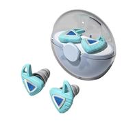 Ear Plugs - Soft Silicone Hearing Protection | Waterproof Ear Tip, Round Storage Case, Reusable Noise Reduction Buds, Sound Blocking Sleep Aid, for Snoring Study Travel Airplanes Flights Concerts