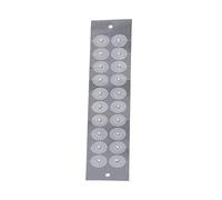 Ear Press Seeds, 100 Pcs Ear Seeds Silver Plated Clear Tape Painless Acupressure for Body