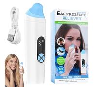 Ear Pressure Relief Device, Eustachian Tube Unblocker, Ear Popper Ear Relief Device, USB Rechargeable Ears Pressure Device with 3 Speed Adjust, for Flying, Swimming, Diving, Tinnitus, Elevator