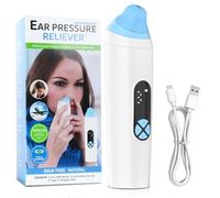 Ear Pressure Relief Device, HOVCEH Eustachian Tube Unblocker Balances for Flying, Swimming, Diving, 3 Mode Ear Popper Ear Relief Device Suitable for All People