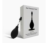 Ear Pressure Relief Suction Device, Ear Pressure Tool, Migraine and Headache Relief Products, Airplane Ear Pressure Relief Through Inner Ear Pressure Balance, Reduces Tension - Black