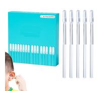 Ear Reiniger Stick - 24 Pieces Wiederverwendbare Harzspitzen Ear Loops, Werkzeug, Waschbares Klebe Cleaning Set, Weiches Sanftes Ohrenpflege Zubehör | Praktische Ohrenhygiene Für Erwachsene Kinder T