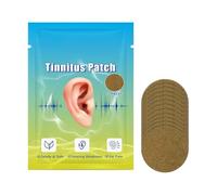 Ear Ringing Relief - 12 Piece Breathable Fabric Noise Buzzing Reduction | Ear Relief Patches - for Hearing Care Tension Discomfort Flying Airplane Travel Swimming Showering Concerts Sleeping Concentra