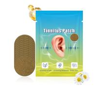 Ear Ringing Relief,12 Piece Stickers Pads | Ear Relief Patches,for Hearing Care Tension Discomfort Flying Airplane Travel Swimming Showering Concerts Sleeping Concentration