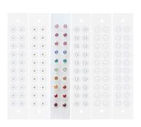 Ear Seeds Acupuncture Kit Crystal Ear Beads, Ear Seeds Acupuncture Point Massage Stickers Patches, Relaxation, Energy Flow and Excellent Durability to Support Your Beauty (Mix-120pcs)