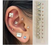 Ear Seeds Acupuncture Kit Disposable Multi Ear Beads with Acupuncture Point Map for Beginners Relief Facial Tools for Balance Wellness (I)