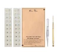 Ear Seeds, Ear Seeds Auricular Sticker Kit, Acupuncture Ear Seeds,Ear Seeds Disposable, Unique Gift for Mom, Birthday, Mother's Day (Style7 20Pcs)