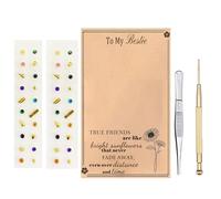 Ear Seeds, Ear Seeds Auricular Sticker Kit, Acupuncture Ear Seeds, Multi-Condition Ear Seed Acupressure KitGeneric Friend Gifts for Women Girls (Style7 40Pcs)