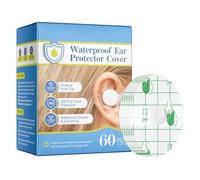 Ear Stickers for Bath - Shower Ear Covers Pack of 60, Ear Protection Covers for Hair Dyes, Showers, Swimming and Other Water Sports