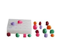 Ear Studs Mold Geometric Shape Beads Small Pendant Silicone Texture Suitable for Jewelry Beads Making Bead Jewelry Resin Mold