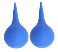 Ear Syringe, 2PCS 30ml Ear Bulb Syringe, Soft Elastic Silicone Suction Device, Reusable Syringes for Removing Wax