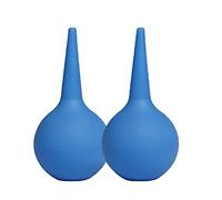 Ear Syringe Bulb 60ml 2Pcs, Suction Ear Bulb Ear Wax Removal, Ear Washing Squeeze Bulb Cleaning Ball, Reusable Ear Cleaning Syringe for Safely Cleaner Adult and Kids Ears