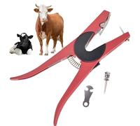 Ear Tag For Cattle,Tools to Mount Identification Cards,Applicator For Ear Tags Livestock | Cows Sheep Goats Deer Dogs Farm Ranch Barn