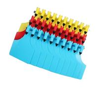 Ear tag Livestock Identification Card Cattle Ear Tags 1-Piece Large Z Livestock Tag for Cow, Sheep, Goat 4.4”x3” Blank Animal ID Tag - Farm Use red 50 Pieces(Yellow,20 Pieces)