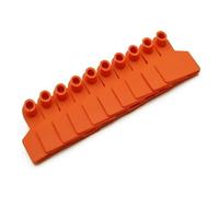 Ear tag Livestock Identification Card TPU Blank Tags Cattle Cow Identification - Large Livestock for Hogs Pigs Sheep Goats Horses Calves Customized Animal(Orange,500pcs)