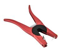 Ear Tag Plier,Livestock Animal Ear Tagging Pliers Pig Cattle Ear Tag Plier Mounting Tool with Spare Pin for Animals Farm Livestock Red
