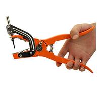 Ear Tag Pliers Livestock Ear Tag Applicator, Heavy Duty Ear Tag Tool for Cattle, Pig, Goat, Sheep & Lamb, Orange Farm Supplies