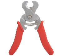 Ear Tag Remover Applicator Stainless Steel Animal Ear Tag Plier Thickened Sharp Scissors Mouth Non Slip Grip for Pig Cattle Sheep Rabbit Livestock Farming 5.1 Inch