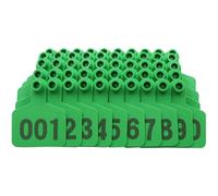 Ear Tags, Cattle Ear Tags 100 Pieces, Plastic Livestock with 001-100/101-200/201-300/301-400/401-500/301-400/301-400(101 200)