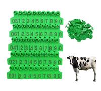 Ear Tags, Ear Tags 1-500 Large Plastic Livestock Ear Tags(Green 4 * 5cm (1.57 * 1.96in),201-300)