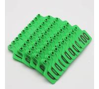 Ear Tags Farm Tools， Numbered Livestock Ear Tags Pack of 100 Multiple Sizes 001-500(Green 4 * 5cm,201-300)