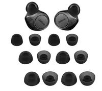 Ear Tips Buds Compatible with Jabra Elite 75t Headphone, 6 Pairs Replacement Silicone Eartips, Fit for Elite Active 65t/75t 7 Pro/Elite 3/ Elite 4 S/M/L(Gray) 512