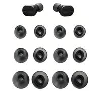 Ear Tips Replacement for JBL Tune Buds/Tune Buds 2 Earbuds, Silicone Ear Tip Earbuds Tip Ear Cap, S/M/L 6 Pairs Black 6p801b