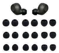 Ear Tips Replacement for Sony WF-C510 / C500 / WF-C710N / C710N, S/M/L Silicone Earbuds Tip 9 Pairs,Black 4233B9P