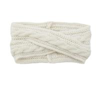 Ear Warmer Headband 1 Piece Winter Cross Headband Knitted Chunky Elastic Crochet Turban Ear Warmer Headwrap For Women Girl Hair Accessories for Women(Color-02)
