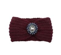 Ear Warmer Headband Diamond Headband Elastic Ear Warmer Headwrap Turban Wide Brim Headwear For Women Winter Hair Accessories for Women(Color-07)