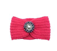 Ear Warmer Headband Diamond Headband Elastic Ear Warmer Headwrap Turban Wide Brim Headwear For Women Winter Hair Accessories for Women(Color-03)