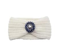 Ear Warmer Headband Diamond Headband Elastic Ear Warmer Headwrap Turban Wide Brim Headwear For Women Winter Hair Accessories for Women(Color-02)
