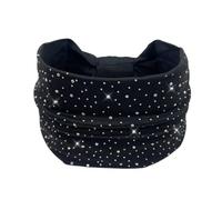Ear Warmer Headband Rhinestones Headband Women's Hair Tiara Elegant Headbands With Stones And Crystals Elastic Head Jewelries Accessories for Women(Color 1)