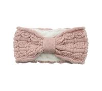 Ear Warmer Headband Winter Knitted Headband Crochet Turban Ear Warmer With Plush Lining Twisted Elastic Head Wraps Hair Accessories for Women(Color-4)