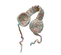 Ear Warmer Headband Winter Warm Cable Knit Crochet Earmuffs for Kids, Soft Thermal Fleece Lining for Skiing Running Outdoor