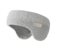 Ear Warmers for Women, Moisture Wicking Non Slip Winter Running Headband, Stretchy Ear Cover for Cycling Hiking Skiing Jogging (Grey)